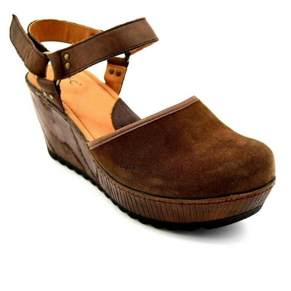 rina wedge clogs